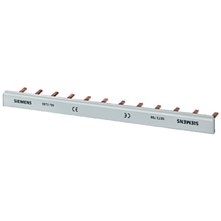 Pin busbar, finger-safe, 16 mm2 1-phase, 214 mm long, can be cut