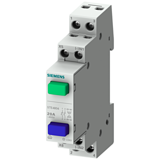 Pushbutton, 1NO/1NC 20 A, 1 button gray without maintained contact function