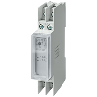 Voltage relay T5570 230/400 V AC 1 W 0.7/0.9 with transparent cap