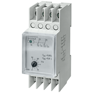Voltage relay 230/400 V AC 2 W short time 20 ms with transparent cap