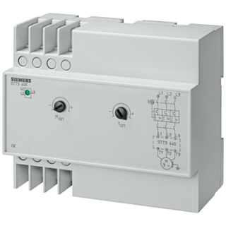 Soft-starting device 400 V AC 300-5500 W 3PH installation depth 55 mm