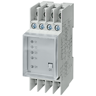 Fault signaling relay T5570 230 V AC 5 A with reset with transparent cap