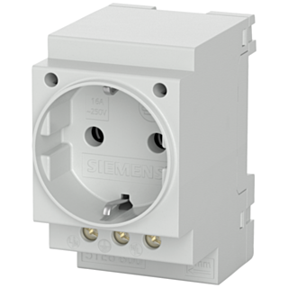SCHUKO socket outlet 16 A acc. to DIN VDE 0620 for installation in distribution boards