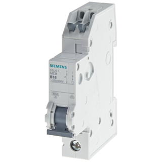 Miniature circuit breaker 230/400 V 6 kA, 1-pole, B, 10 A, D=70 mm with screwless