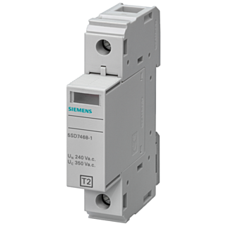 Surge arrester type 2, requirement class C, UC 350 V protective modules