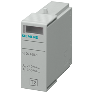 Plug-in part type 2 L-N requirement class C, UC 350 V 1-pole