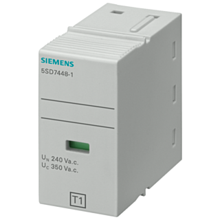 Plug-in part type 1 L-N requirement class B, UC 350 V 1-pole for combination surge arrester