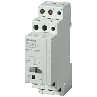 Remote control switch with 2 NO contacts, with central on/off function, contact for 230 V AC