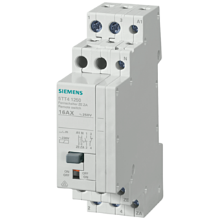 Remote control switch with 1 NO contact, and 1 NC with central on/off function, contact for AC