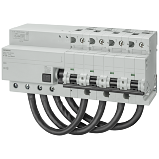 RCBO, 10 kA, 4-pole, type B, short-time delayed K, 30 mA, C char, In: 125 A