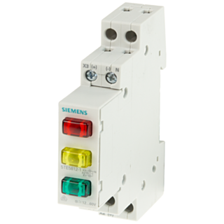 Traffic light signaling device 3 x LED, 230 V red/yellow/green