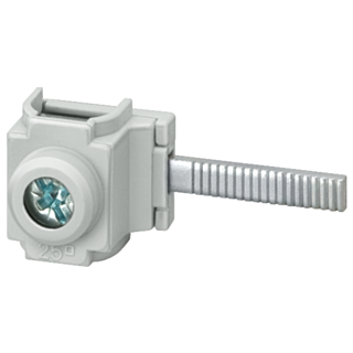 Infeed terminal 25 mm2 short for pin busbars