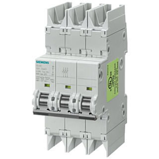 Miniature circuit breaker 10 kA, 3-pole, D, 4 A according to UL 489-480Y/277 V