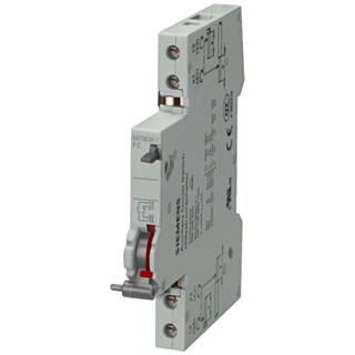 Fault signal contact with test button, 2NC for 5SL, 5SY, 5SP, 5SU1, 5SV