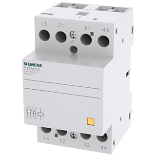 Insta contactor with 2 NO contacts and 2 NC contacts, contact for 230 V AC, 400 V 63 A