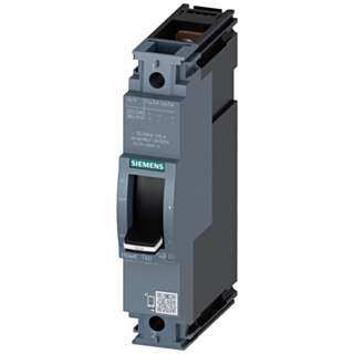 circuit breaker 3VA1 IEC frame 160 breaking capacity class S Icu=36kA @ 240V 1-pole, line protection TM210, FTFM, In=16A overload protection Ir=16A...