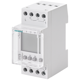 Weekly time switch Astro Digital 230 V 16 A 2 channels 2 MW
