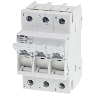 MINIZED, fuse switch disconnector, D01, 3-pole, In: 16 A, Un AC: 400 V