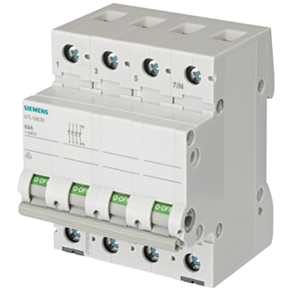 OFF switch 40 A 3-pole+N