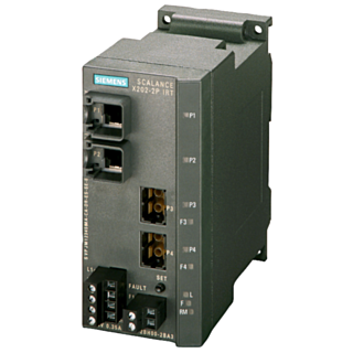 SCALANCE X202-2P IRT, managed Layer 2 switch, 2x RJ45, 2x POF SC RJ