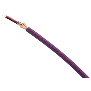 PB POF Standard Cable (980/1000), plastic, PVC outer sheath, 4x ST, 10 m