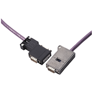 plug-in cable 830-2 for PROFIBUS, pre-assembled cable with two D-sub c