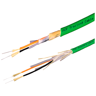 PB PCF Fiber Optic Duplex wire, poly-optic fiber, 50 m ring