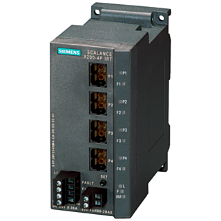 SCALANCE X200-4P IRT, managed Layer 2 switch, 4x POF SC RJ