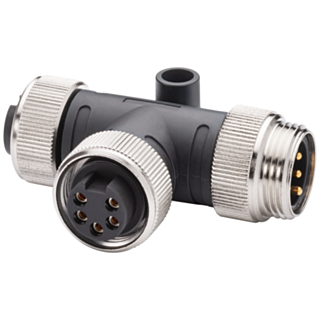 7/8 Power T-Tap PRO, power T-piece f. ET 200, 2x sockets, 1x male contact insert