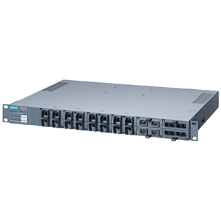 SCALANCE XR324-4M EEC; Managed IE switch, 19 rack; 16x 10/100/1000 Mbit/s for RJ45 ports electrical; 4x 100/1000 Mbit/s for 2-port media modules, ...