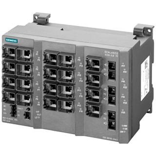 SCALANCE X320-3LD FE, managed Layer2 switch, 20xRJ45, 1xmultim.SC, 2xsingle-m.SC