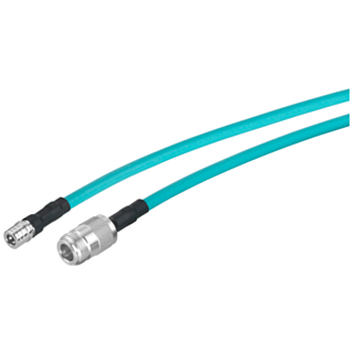 IWLAN 1x QMA/1x N-Connect Male/Female flexible connection cable, 1 m