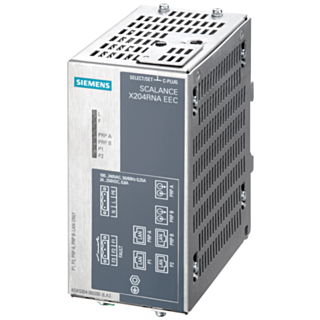 SCALANCE X204RNA EEC, managed Layer 2 switch, 2x RJ45, 2x combo ports, PRP