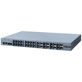 SCALANCE XR526-8C managed, Layer 3 switch, 24xRJ45, 8xSFP combo, 2xSFP+,1x230VAC