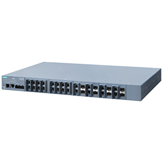 SCALANCE XR524-8C managed Layer 3 switch, 24xRJ45, 8xSFP combo, 24 V DC