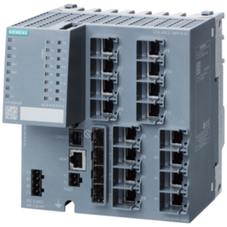 SCALANCE XM416-4C, managed Layer 3 switch, 16x RJ45, 4x SFP, with 4 combo ports