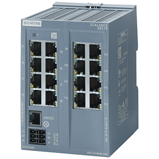 SCALANCE XB216, managed Layer 2 switch, 16x RJ45, DEF: PN IO