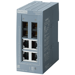 SCALANCE XB004-2, unmanaged switch, 4x RJ45, 2x multimode SC