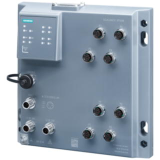 SCALANCE XP208, managed Layer 2 switch, 8x M12, IP65/67