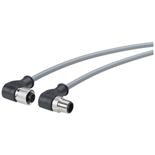 Power Connecting Cable M12-90/M12-90, A-coded, 4-pole, 5 m, for ET200