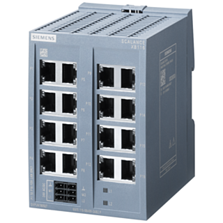 SCALANCE XB116, unmanaged switch, 16x 10/100 Mbit/s RJ45 ports