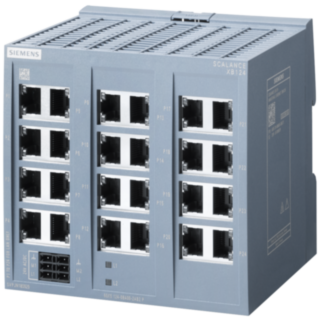 SCALANCE XB124, unmanaged switch, 24x 10/100 Mbit/s RJ45 ports