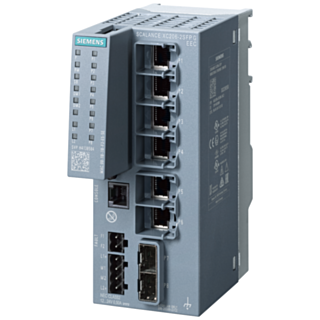 SCALANCE XC206-2SFP G EEC, managed Layer 2 switch, 6x RJ45 2x SFP