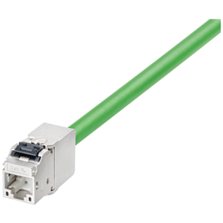 IE FC Keystone RJ45, 4x2 Cat6A