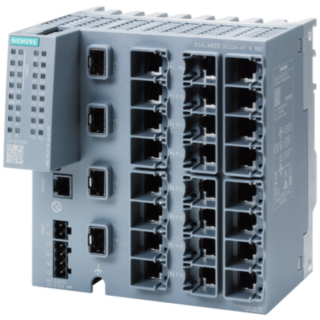 SCALANCE XC224-4C G EEC, managed L2 switch, 20x RJ45, 4x combo port (SFP/RJ45)