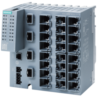 SCALANCE XC224-4C G (E/IP), managed L2 switch, 20xRJ45, 4x combo port (SFP/RJ45)