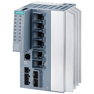 SCALANCE XC206-2G PoE, managed Layer 2 switch, 6x RJ45 PoE, 2x SFP+