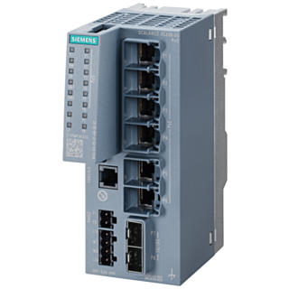 SCALANCE XC206-2G PoE, managed Layer 2 switch, 6x RJ45 PoE, 2x SFP+