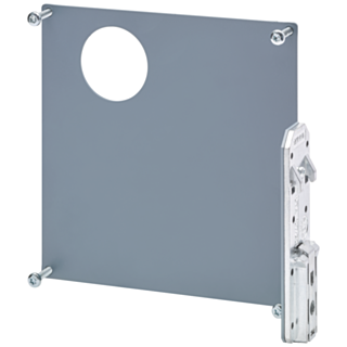 Angled adapter for DIN rail mounting