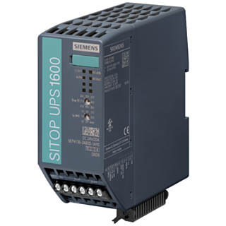 Uninterruptible power supply SITOP UPS1600, 24 V DC/20 A with USB